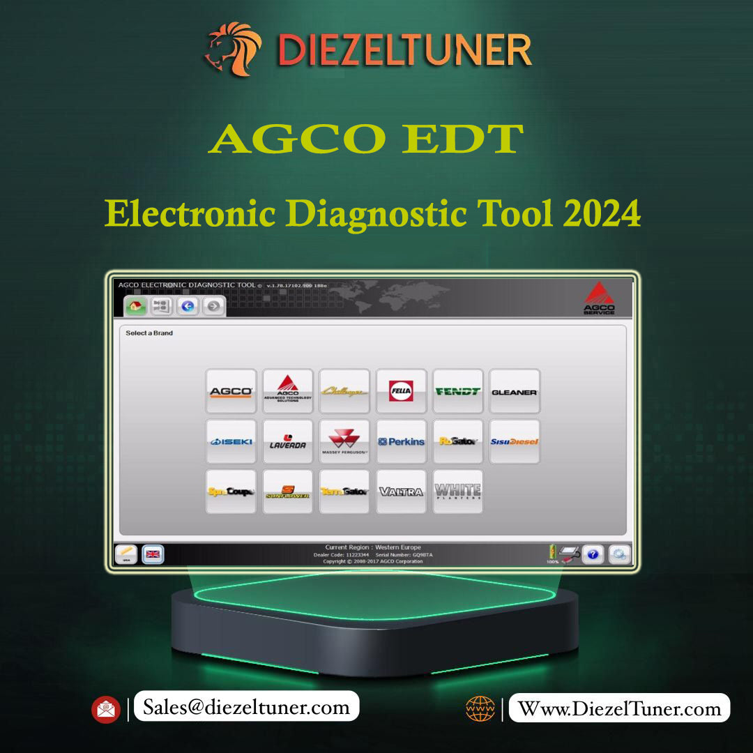AGCO EDT Electronic Diagnostic Tool 2024 - with KG & install guide - Diezeltuner Shop #