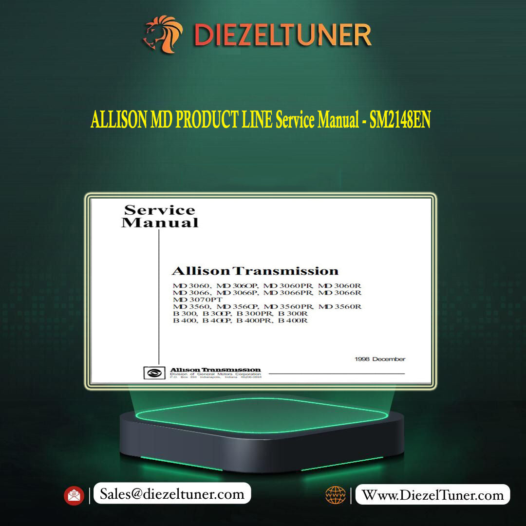 ALLISON MD PRODUCT LINE Service Manual - SM2148EN - Diezeltuner Shop