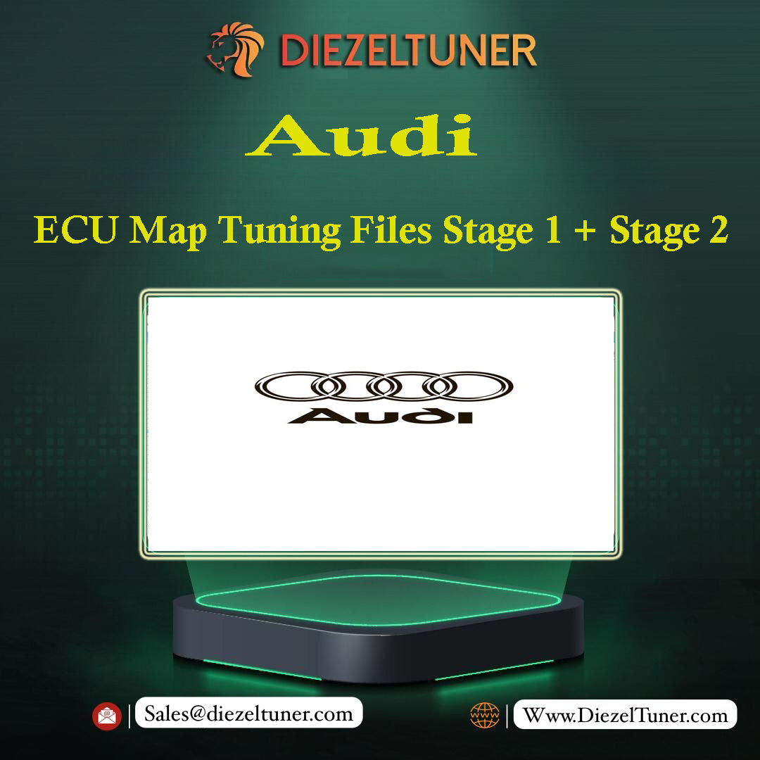 Audi ECU Map Tuning Files Stage 1 + Stage 2, Remap Files BIGEST Collection - Diezeltuner Shop #
