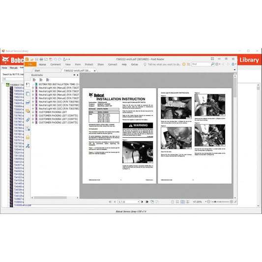Bobcat Service Library Service & Maintenance Manuals - Diezeltuner Shop