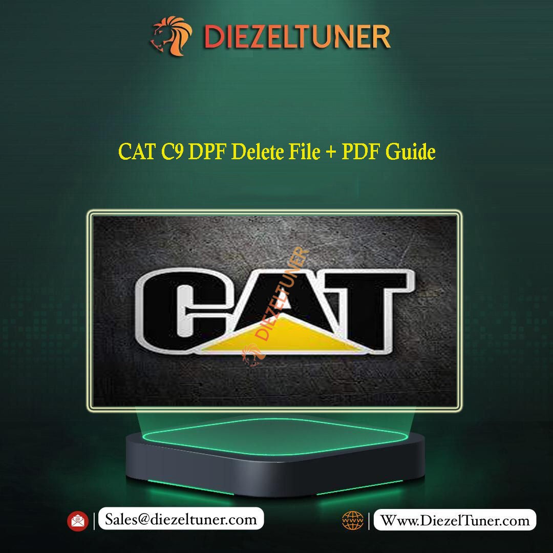 CAT C9 DPF Delete File + PDF Guide - Diezeltuner Shop