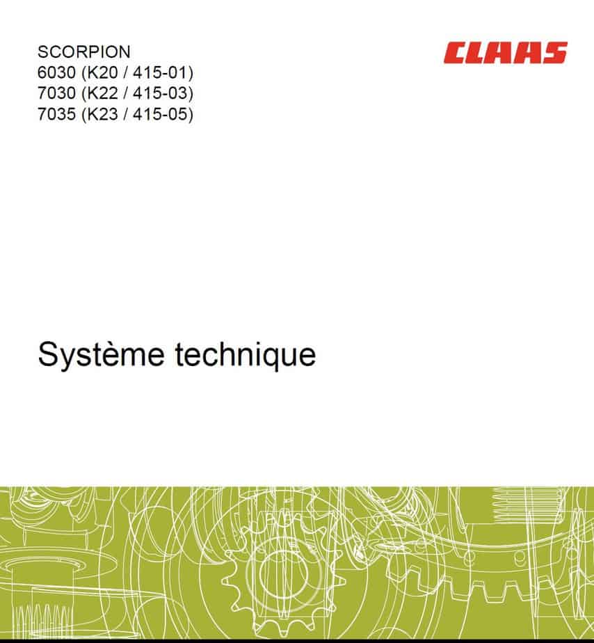 CLAAS Service Manual, User Manual & Training Manual - Diezeltuner Shop