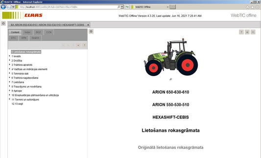 CLAAS WebTIC Offline 08.2022 Service Information + INSTALL GUIDE - Diezeltuner Shop