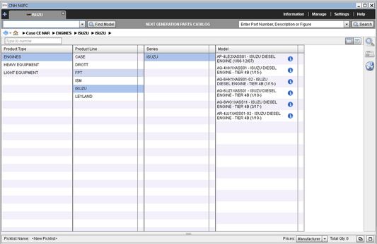 Case CE Construction Equipment North America – Parts Catalog 2019 - Diezeltuner Shop