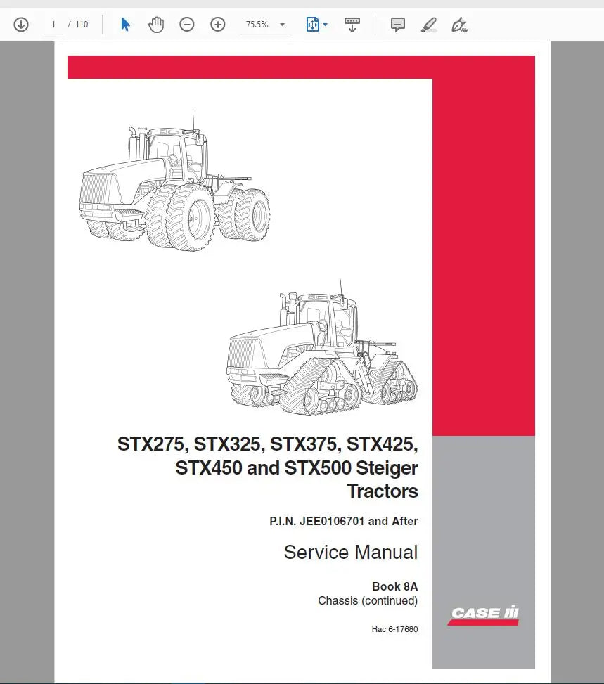 Case IH Agricultural 2019 Full Service Manual - Diezeltuner Shop