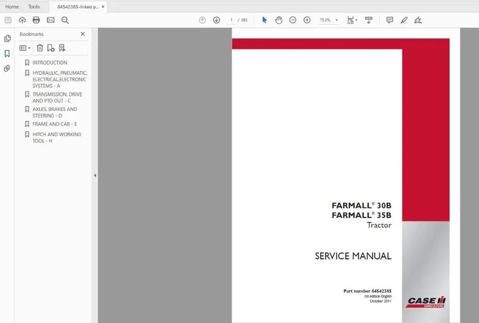 Case IH Agricultural 2019 Full Service Manual - Diezeltuner Shop