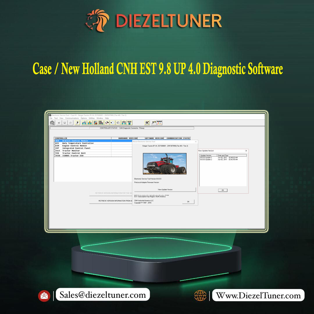 Case / New Holland CNH EST 9.8 UP 4.0 Diagnostic Software 2023 - Diezeltuner Shop