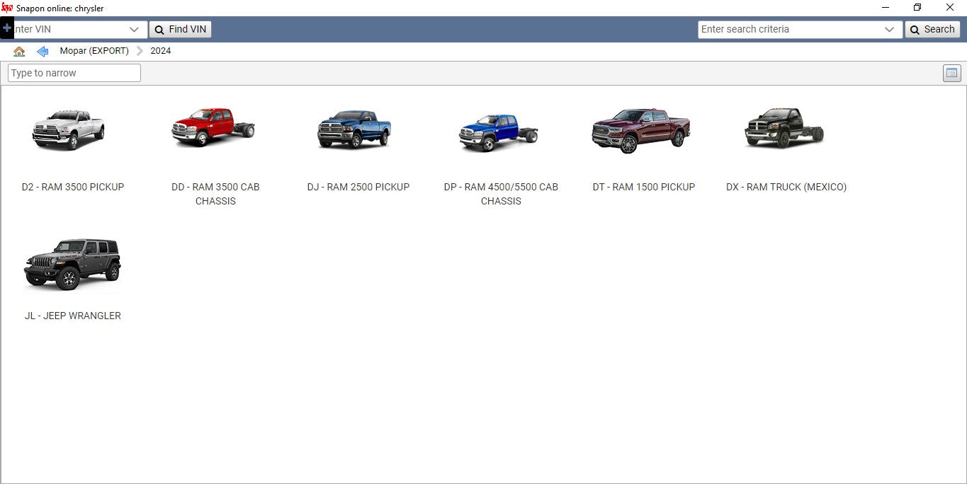 Chrysler FCA 2023 EPC5 Spare Parts Catalog + Unlock Patch - Diezeltuner Shop