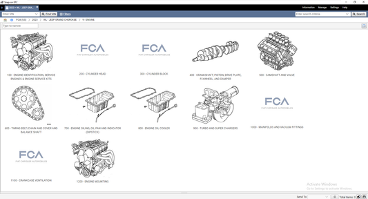 Chrysler FCA 2024 EPC5 Spare Parts Catalog - Diezeltuner Shop