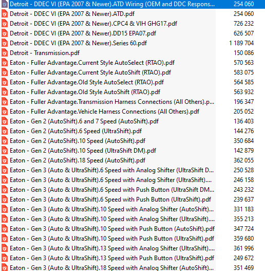 Commns, Detroit Diesel, Cat, Allison & Many Others Trucks Wiring Diagram Full Collection - Diezeltuner Shop