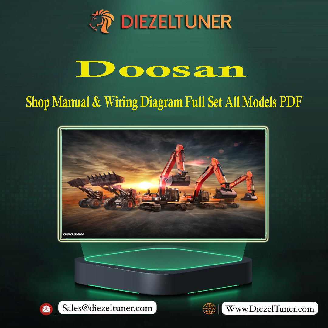 Doosan Shop Manual & Wiring Diagram Full Set All Models PDF