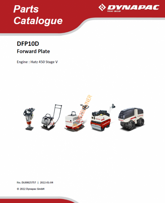 Dynapac Parts Manual PDF 2022 – Light, Paver & Roller