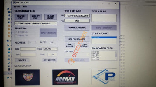GM DPS FILES V2.1 + SEED KEY 5 BYTES
