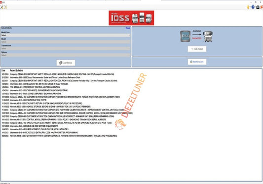 ISUZU US-IDSS DIAGNOSTIC SERVICE SYSTEM 2024
