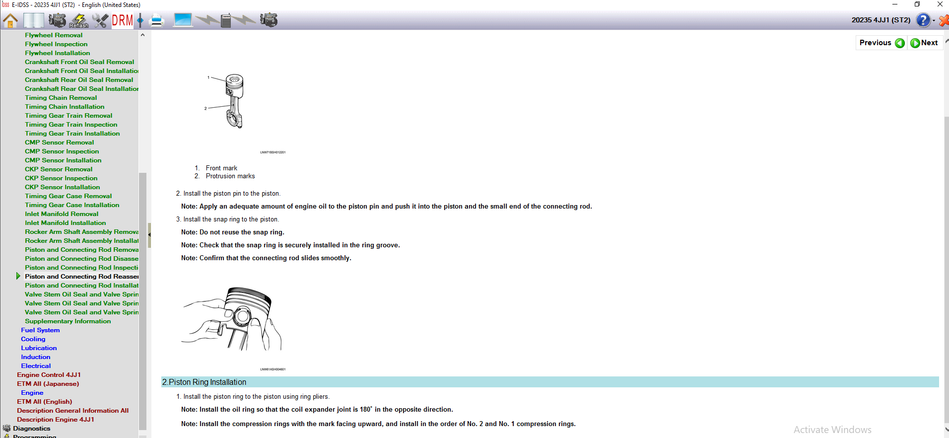 Computer screen displaying a document with text and images on a white background