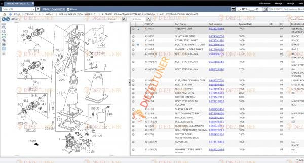 Isuzu EQ-Hit 2026 – Complete Parts Catalog via RDP (Trucks, Buses, Engines & More)