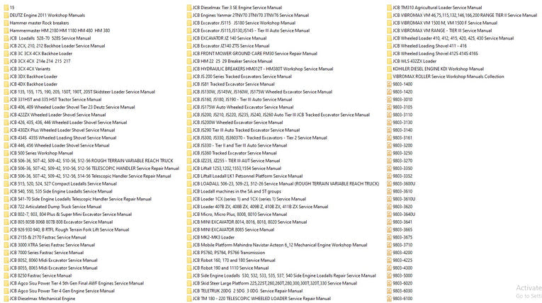 JCB Service Manuals PDF Collections 2024 - Diezeltuner Shop