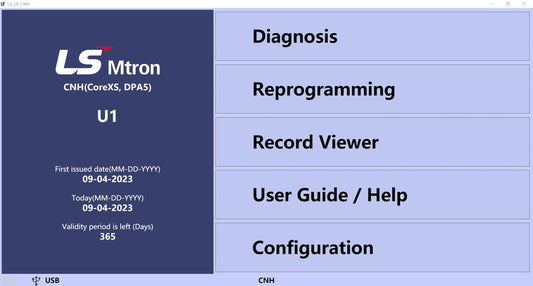 LS MTRON Tier4 Diagnostic Software v2.0.0.6