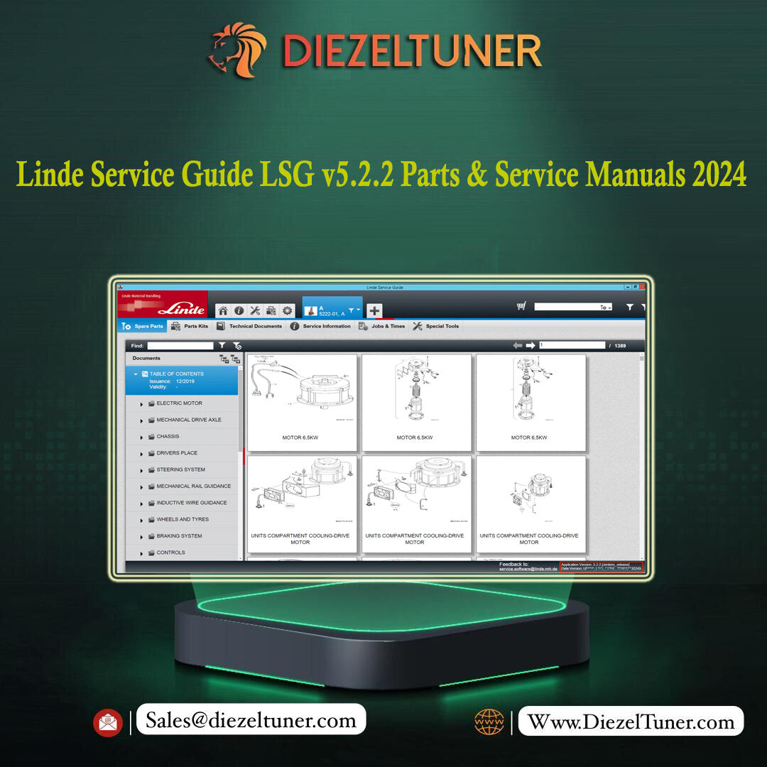 Linde Service Guide LSG v5.2.2 Parts & Service Manuals 2024 - Diezeltuner Shop #
