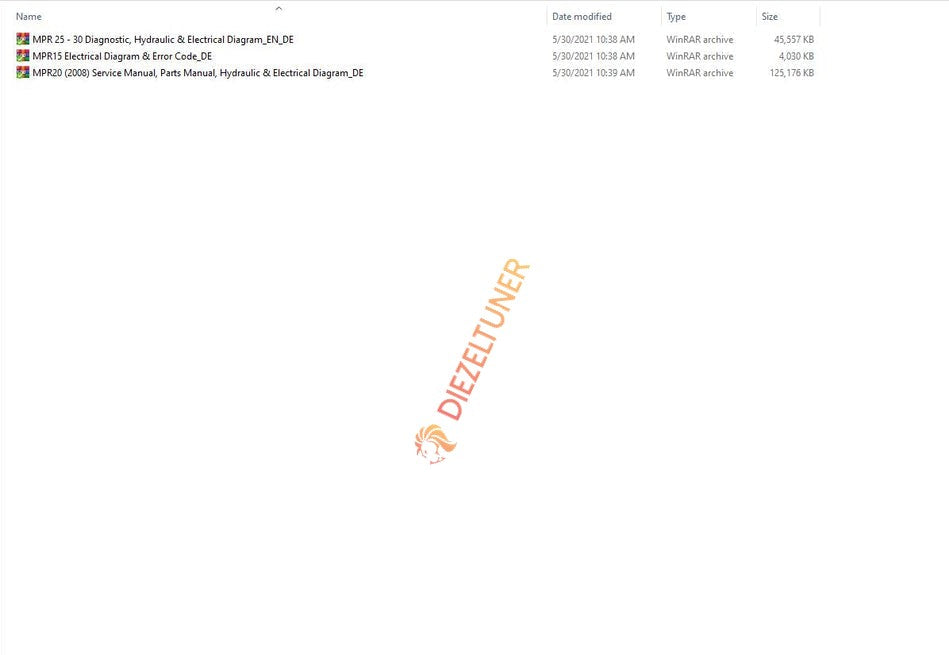 MERLO Machine Telehandlers PDF De_German Service Part Manual, Hydraulic & Electrical Diagram DVD