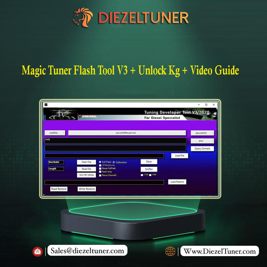 Magic Tuner Flash Tool V3 + Unlock Kg + Video Guide - Diezeltuner Shop