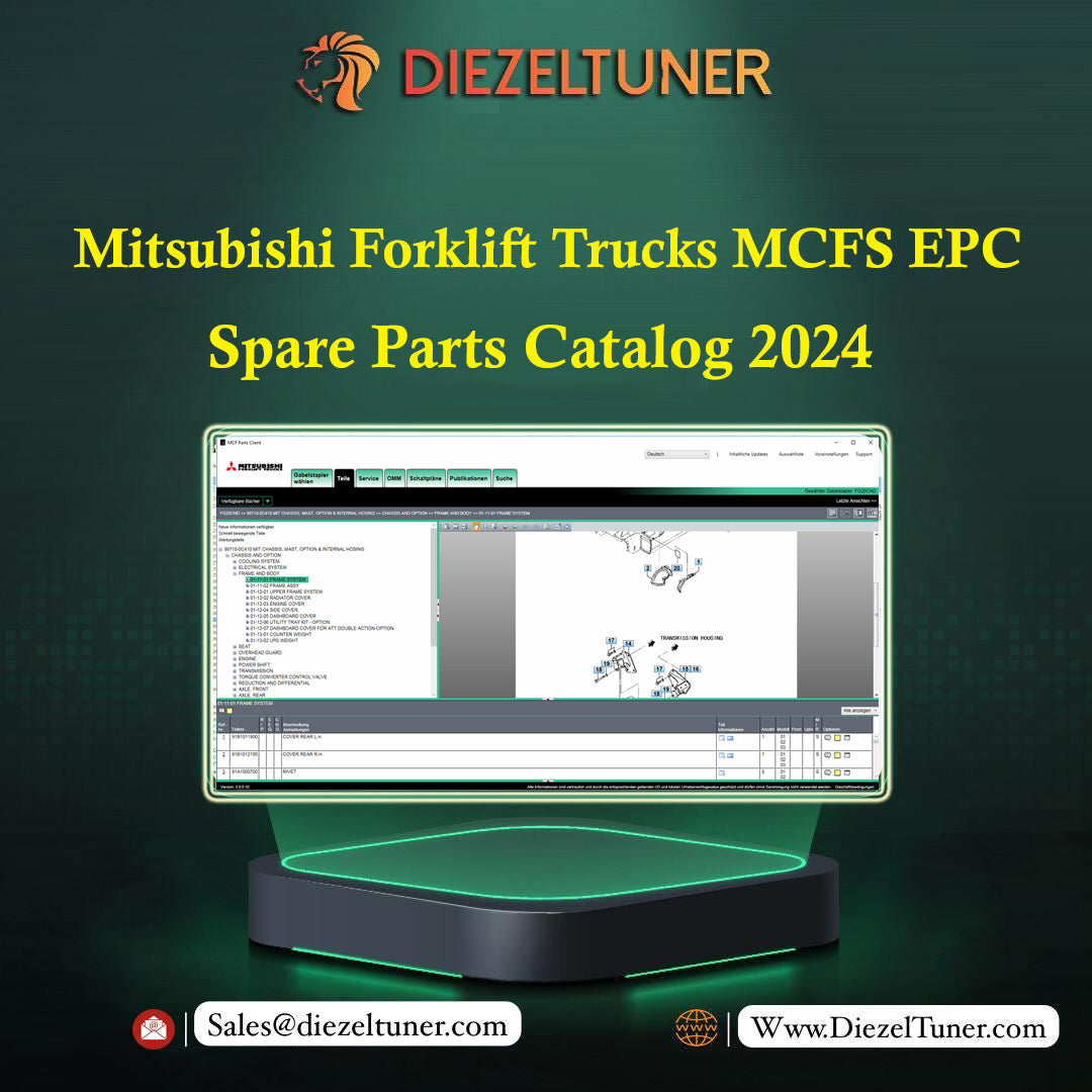 Mitsubishi Forklift Trucks MCFS EPC 2024 Spare Parts Catalogue - Diezeltuner Shop #