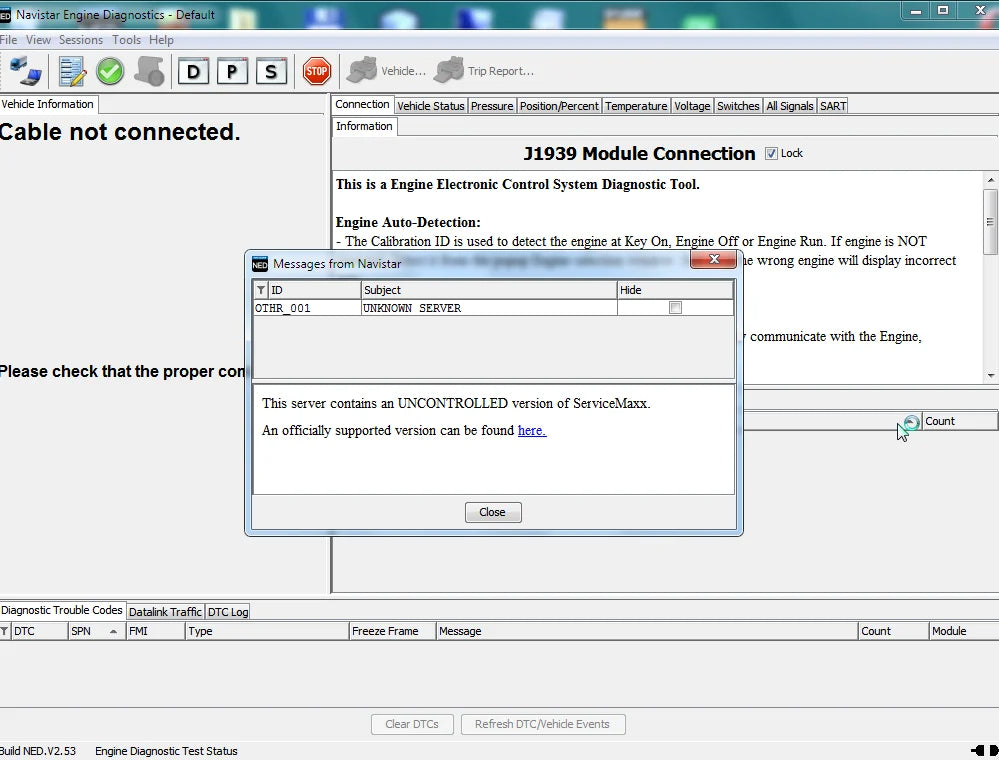 Navistar Engine Diagnostics (NED) V7.8.22 With 06.2023 Database With UNLOCK Patch For Multi PC's