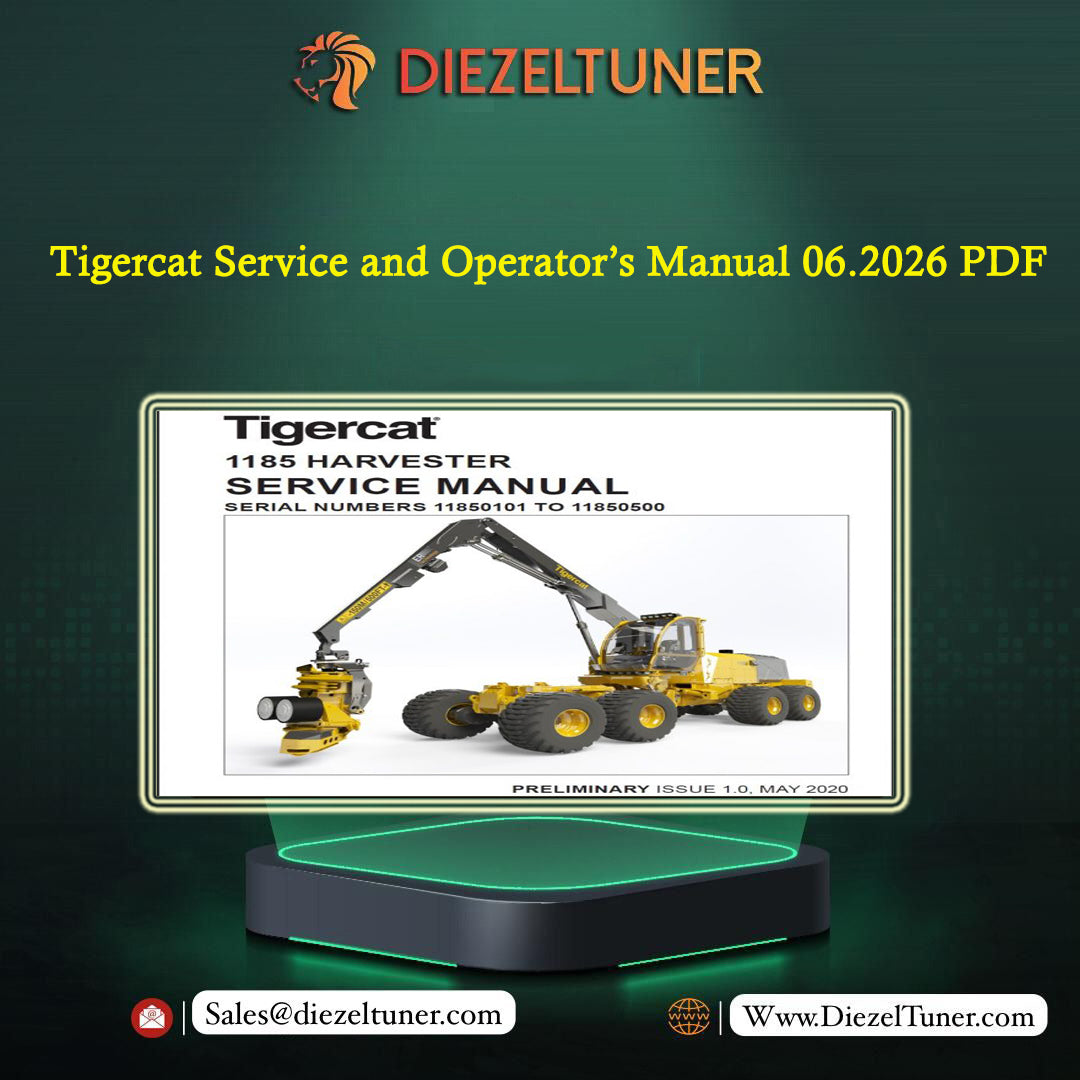 Tigercat Service and Operator’s Manual 06.2026 PDF