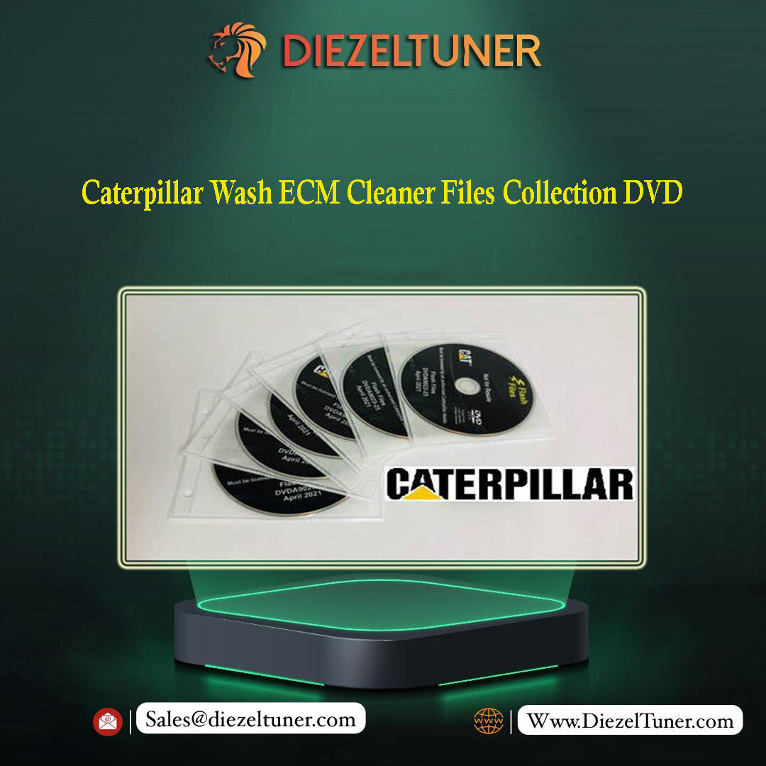 Caterpillar Wash ECM Cleaner Files Collection DVD