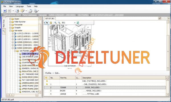 Tigercat Spare Parts Catalog – Full EPC 06.2026 (VMware)