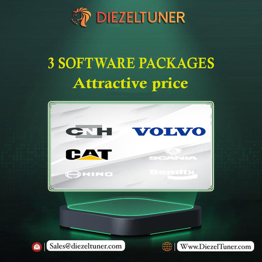 2024 Custom Package 3 Software for CAT ET, DDDL, Hino DX3,J.P.R.0, ISUZU IDSS and More - Diezeltuner Shop  #