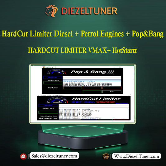 6 IN 1 PACKAGE, HardCut Limiter Diesel + Petrol Engines + Pop&Bang + HARDCUT LIMITER VMAX+ HotStartr + QLaunchr Software - Diezeltuner Shop  #