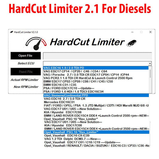 6 IN 1 PACKAGE, HardCut Limiter Diesel + Petrol Engines + Pop&Bang + HARDCUT LIMITER VMAX+ HotStartr + QLaunchr Software - Diezeltuner Shop  #