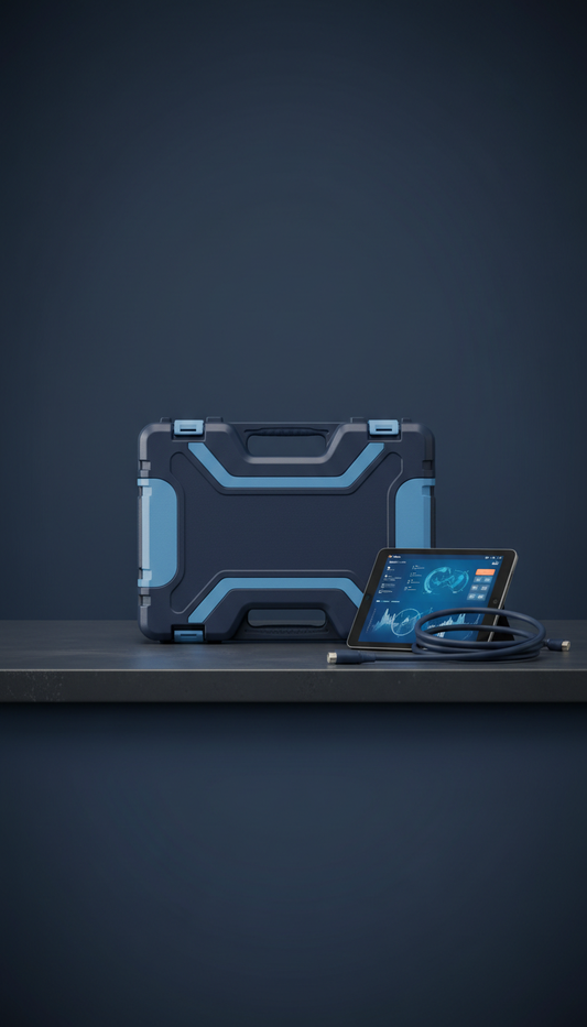 Composite Tool Case With Navy Branding