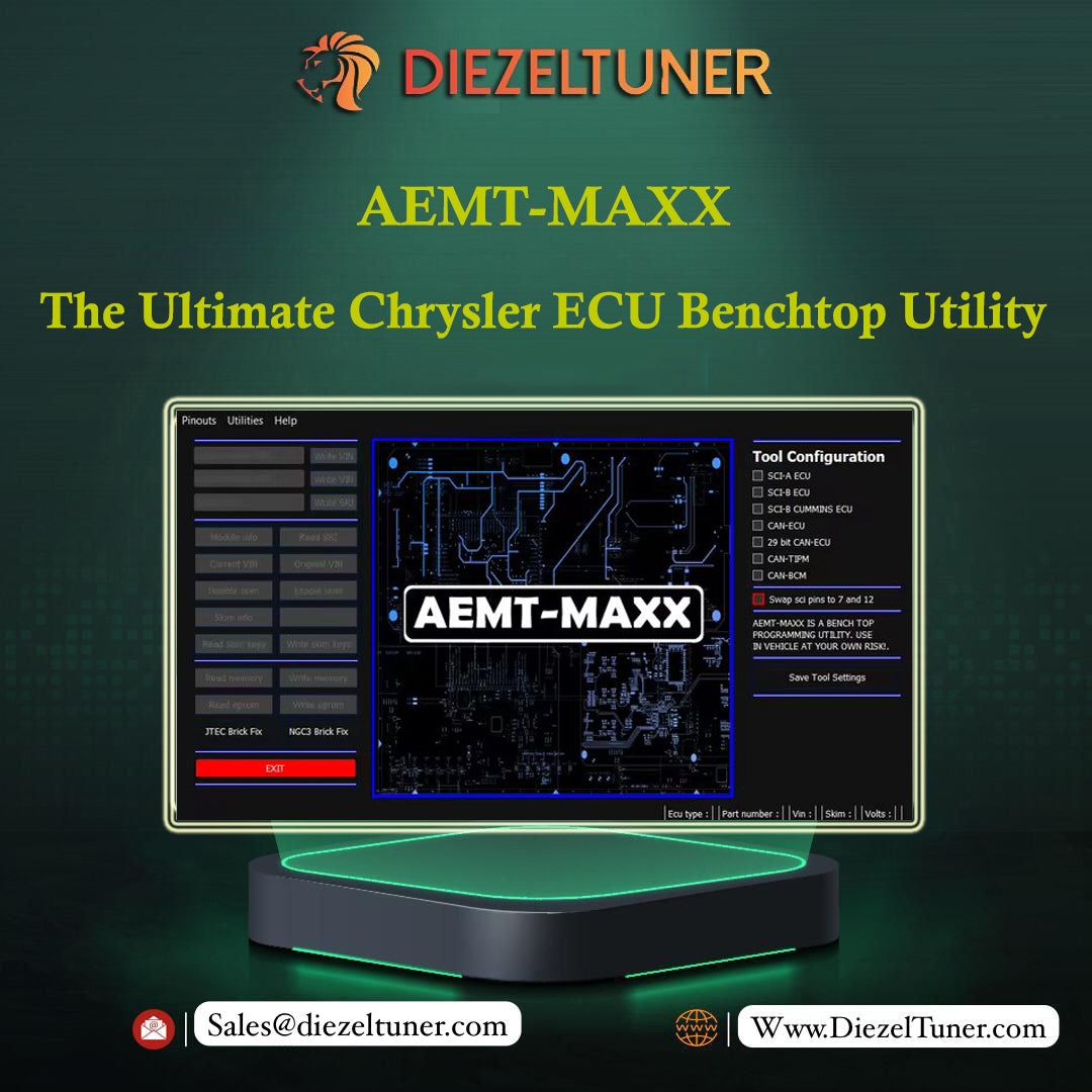AEMT-MAXX: The Ultimate Chrysler ECU Benchtop Utility 