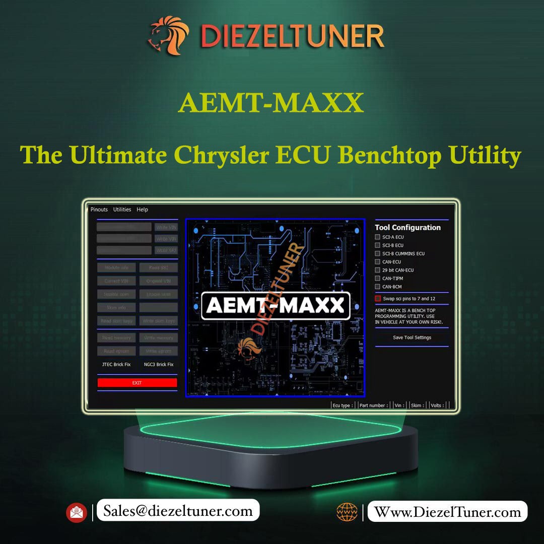 AEMT-MAXX: The Ultimate Chrysler ECU Benchtop Utility 