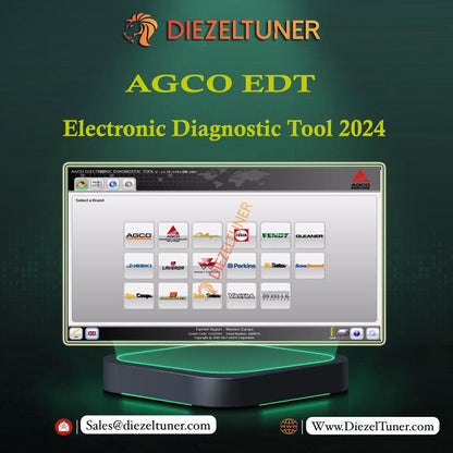 AGCO EDT Electronic Diagnostic Tool 2024 - with KG & install guide 