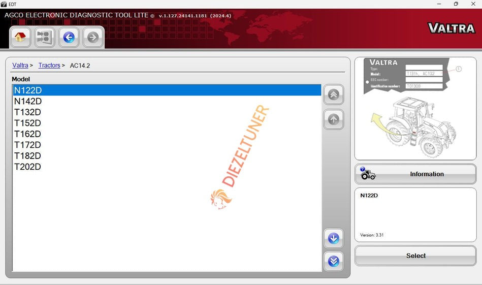 AGCO EDT Electronic Diagnostic Tool 2024 - with KG & install guide 