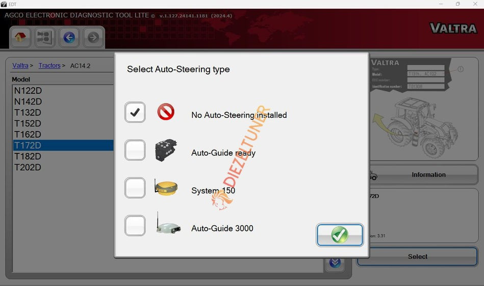 AGCO EDT Electronic Diagnostic Tool 2024 - with KG & install guide 
