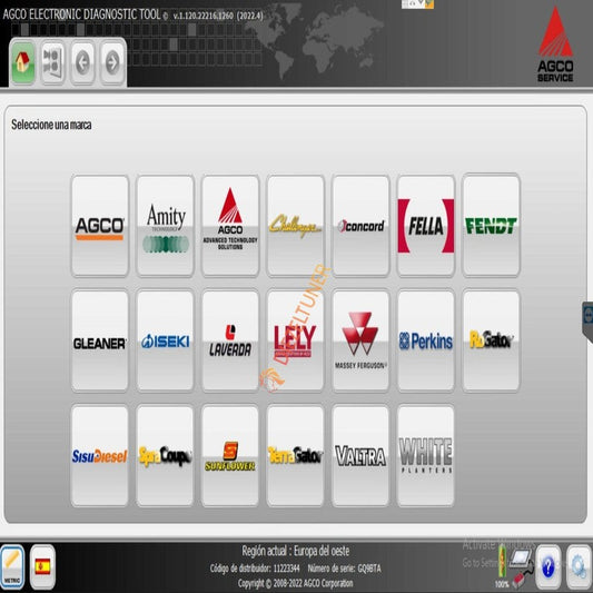 Agco EDT Electronic Diagnostic Tool V1.123.23 [07.2023] + Unlock Patch - Diezeltuner Shop 