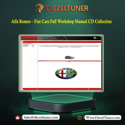 Alfa Romeo – Fiat Cars Full Workshop Manual CD Collection - Diezeltuner Shop 