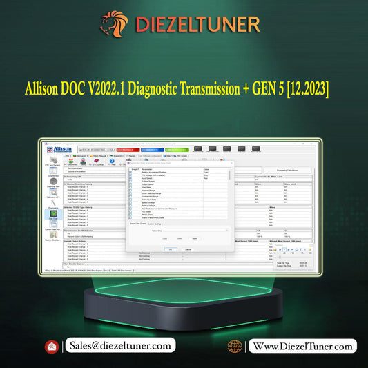 Allison DOC V2022.1 Diagnostic Transmission + GEN 5 [12.2023] - Diezeltuner Shop 