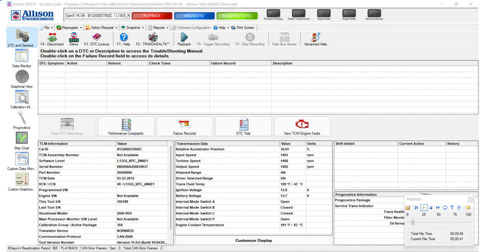 Allison DOC V2022.1 Diagnostic Transmission + GEN 5 [12.2023] - Diezeltuner Shop 