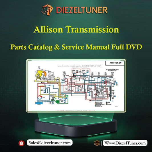 Allison Transmission Parts Catalog Troubleshooting & Service Manual Full DVD - Diezeltuner Shop  #