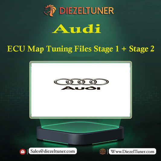 Audi ECU Map Tuning Files Stage 1 + Stage 2, Remap Files BIGEST Collection - Diezeltuner Shop  #