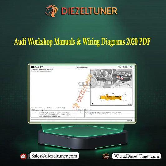 Audi Workshop Manuals & Wiring Diagrams 2020 PDF - Diezeltuner Shop 
