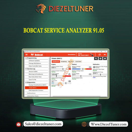 BOBCAT SERVICE ANALYZER 91.05 - Diezeltuner Shop 