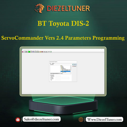 BT Toyota DIS-2 ServoCommander Vers 2.4 Parameters Programming - Diezeltuner Shop 