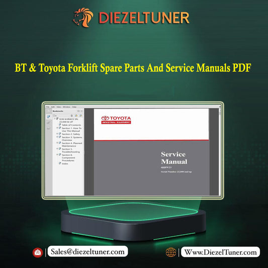 BT & Toyota Forklift Spare Parts And Service Manuals PDF - Diezeltuner Shop 