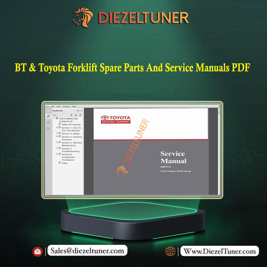 BT & Toyota Forklift Spare Parts And Service Manuals PDF - Diezeltuner Shop 